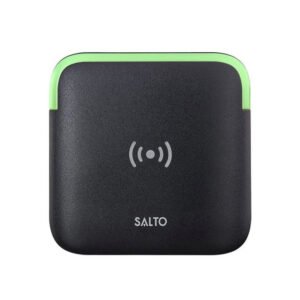 SALTO XS4 2.0 Wall Reader BLE Mifare DESfire - Black with Square Base