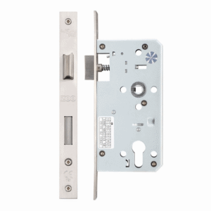 DIN Euro Sash Lock - Double Throw - 72MM C/C - Backset 55MM - Square End