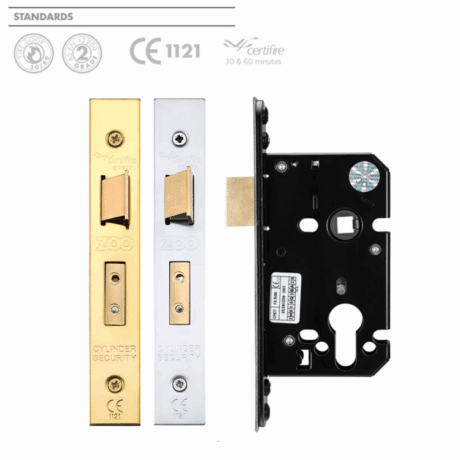 Euro Profile Sash Lockcases - 64mm (2.5'') Case