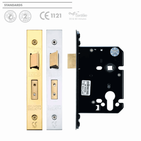 Euro Profile Sash Lockcases - 76mm (3'') Case