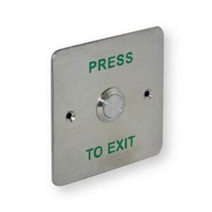 Stainless Steel Exit Button - Flush