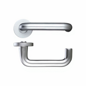 19mm Return-to-door handle on round rose