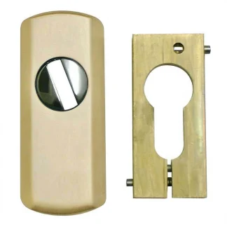 DISEC Easy Fit Euro Profile Steel Guard Escutcheon