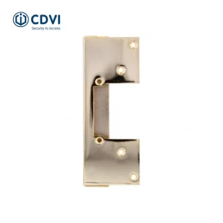 T208-0B Surface RIM case, for outward opening door, brass finish