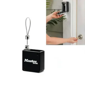 Master Lock 5490D Black Tether with Retractable Cable