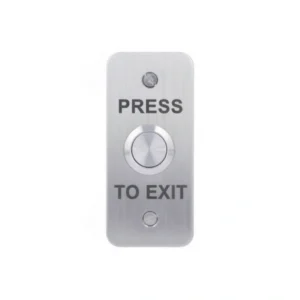 RTE-A Stainless steel exit button, architrave