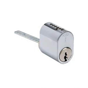 ASSA P600 External Scandinavian Single Cylinder - Satin Chrome