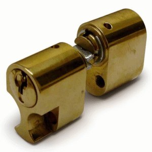 2000+ Premier XT External/Internal Scandinavian Double Cylinder - Polished Brass