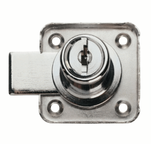 Cabinet Lock For Metal & Wood Furniture Chrome