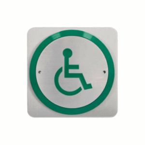 RTE-85DL All-active wheelchair logo exit button