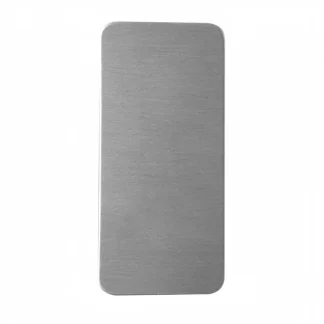 Souber Narrow Repair Plate (Stick-On) - Satin Silver Anodised
