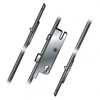 GU Ferco 2 Small Hookbolts Multi-Point Lock - 40mm Backset (Tripact)