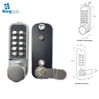 Borg Locks BL1506 with Internal Cam Mechanism