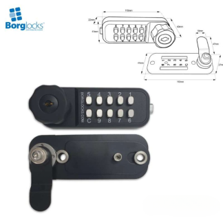 Borg Locks BL1516 with Internal Cam Mechanism