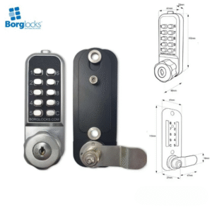 Borg Locks BL1706 with Key Override and Internal Cam Mechanism