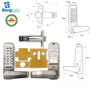Borg Locks BL2401 ECP FT supplied with Tubular Latch
