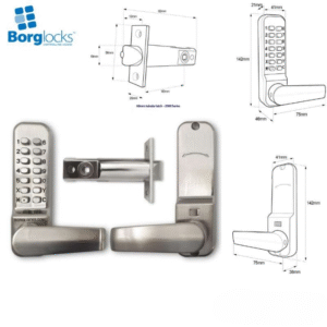 Borg Locks BL2401 ECP with Tubular Latch