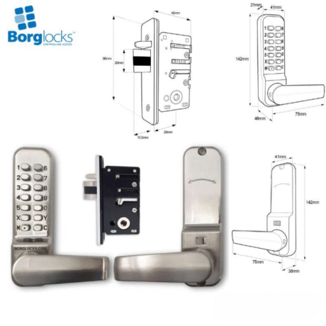 Borg Locks BL2402 ECP with 28mm Ali Latch