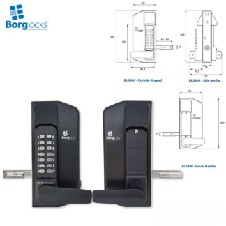 Borg Locks BL3400 ECP Series Gate Lock