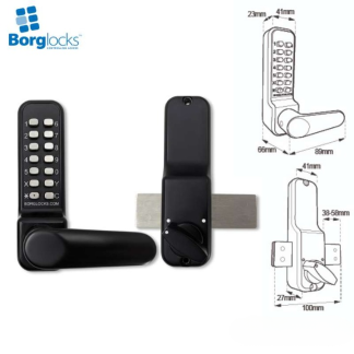 Borg Locks BL4401 ECP supplied with Tubular Latch