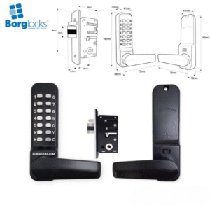 Borg Locks BL4402 ECP supplied with 28mm Ali Latch