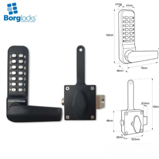 Borg Locks BL4409 ECP supplied with Inside Slam Latch
