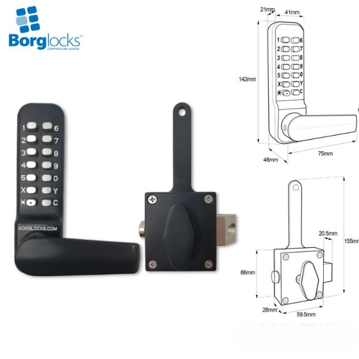 Borg Locks BL4409 ECP supplied with Inside Slam Latch