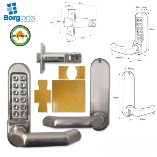 Borg Locks BL5001 FT supplied with Tubular Latch