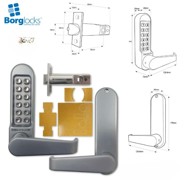 Borg Locks BL5401 FT supplied with Tubular Latch