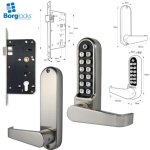Borg Locks BL5409 with Nightlatch Lock Case