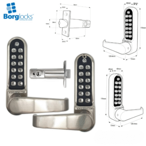 Borg Locks BL5451 Back to Back with Tubular Latch