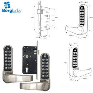 Borg Locks BL5453 Back to Back with Sash Lock Case