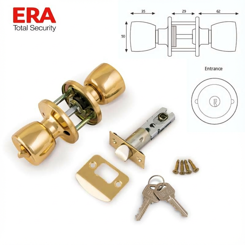 ERA 166 Entrance Door Knobsets