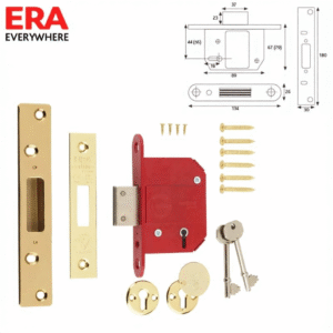 ERA Fortress 5 Lever Mortice Deadlock BS3621