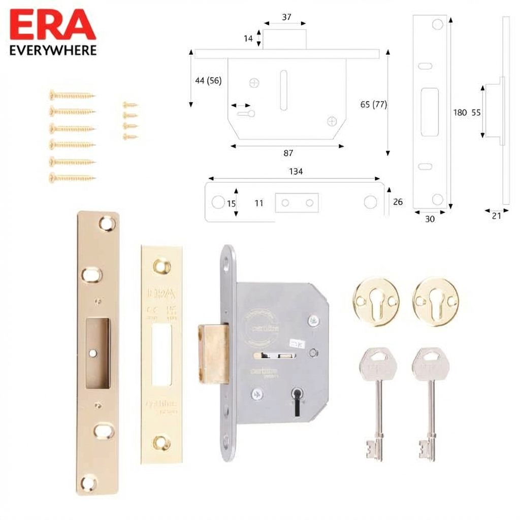 ERA Viscount 5 Lever Mortice Deadlock