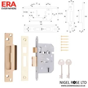 ERA Viscount 5 Lever Mortice Sashlock