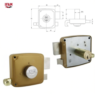 Ifam CS125 Rim Lock 80mm