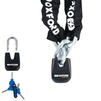 Oxford Monster 14mm Hex Chain & Padlock