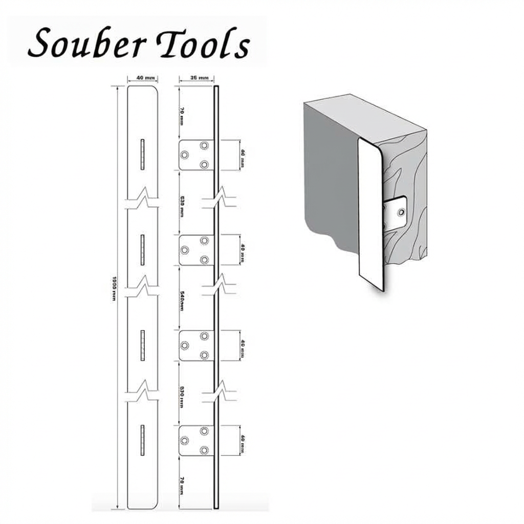 Souber Full height Edge Fix Anti Thrust Plate
