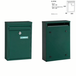 Zaguan Steel Mailbox – A5 Size