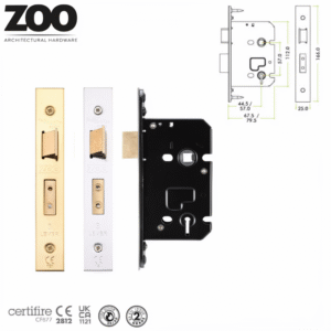 Zoo 3 Lever Sash Lock