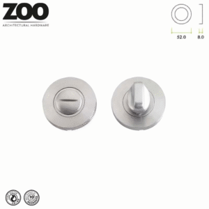 Zoo Escutcheon ZCS2004SS Thumb Turn and Release Complete