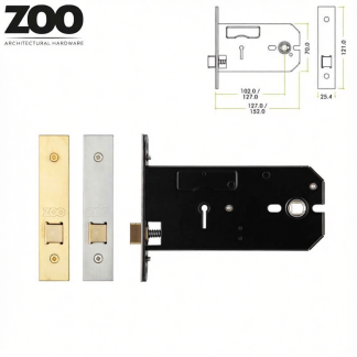 Zoo Horizontal Latch 152mm