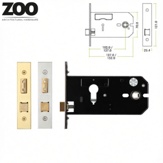 Zoo Horizontal Lock Euro Profile