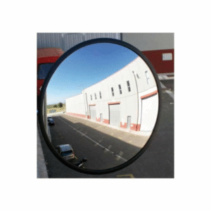 Safety Mirror 30cm Black PoliCabonate