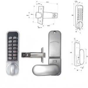 Borg Locks BL2901 ECP Anti-ligature knob with Tubular Latch