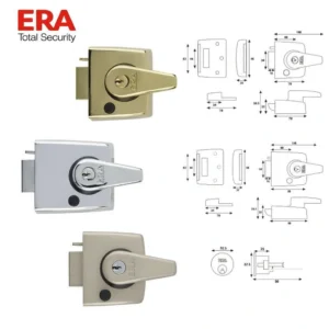 Era 183 & 193 Double Locking Nightlatch