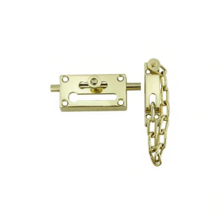 Chain Door Guard in Brass