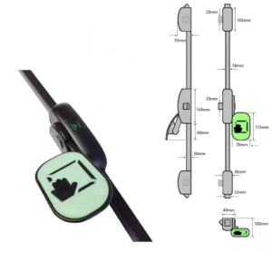 Push Pad PH356 Three Point Bolt