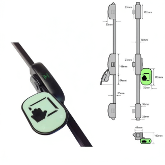 Push Pad PH356 Three Point Bolt